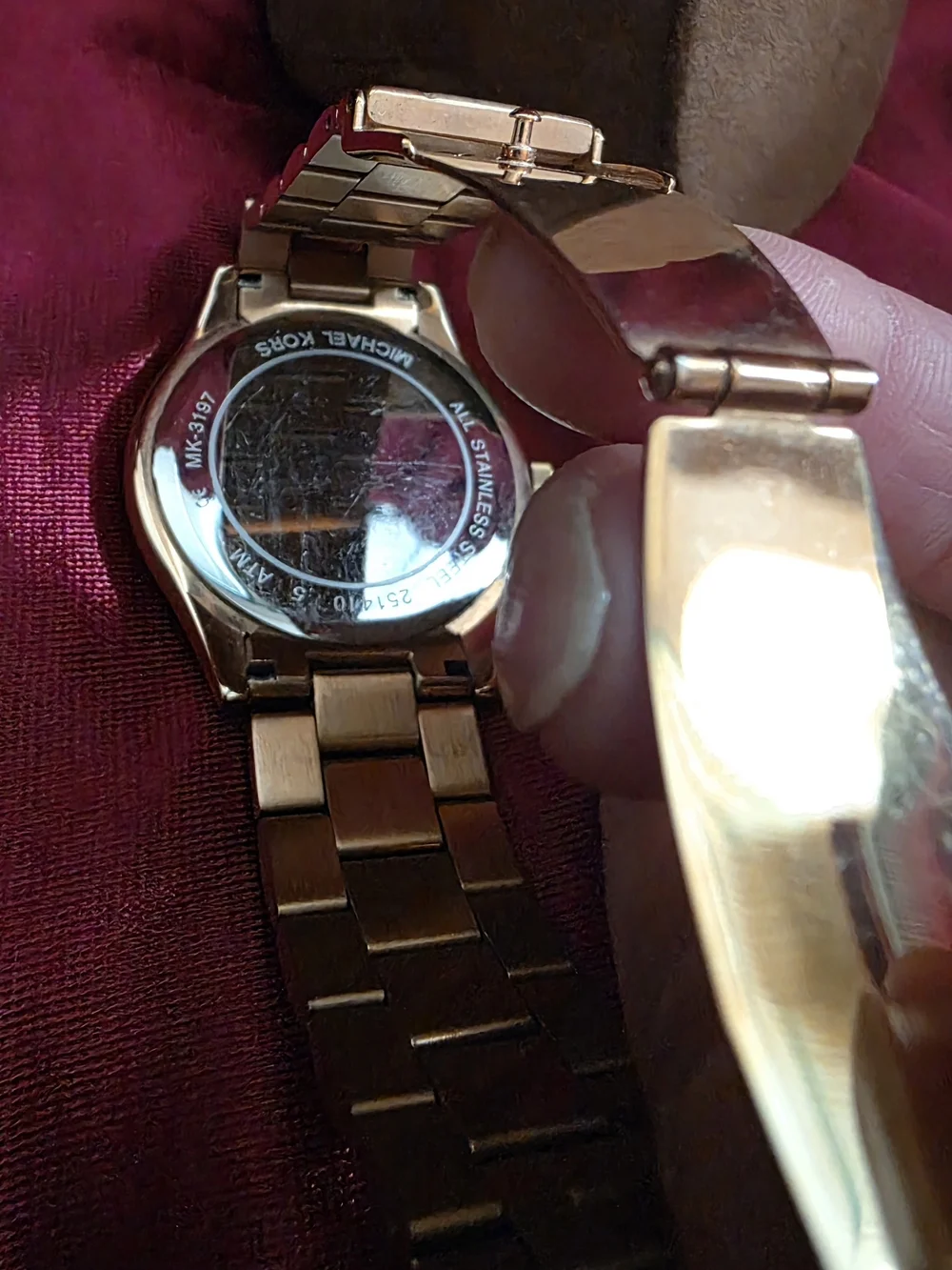 Michael Kors  Gold Tone Womens  Bracelet Watch